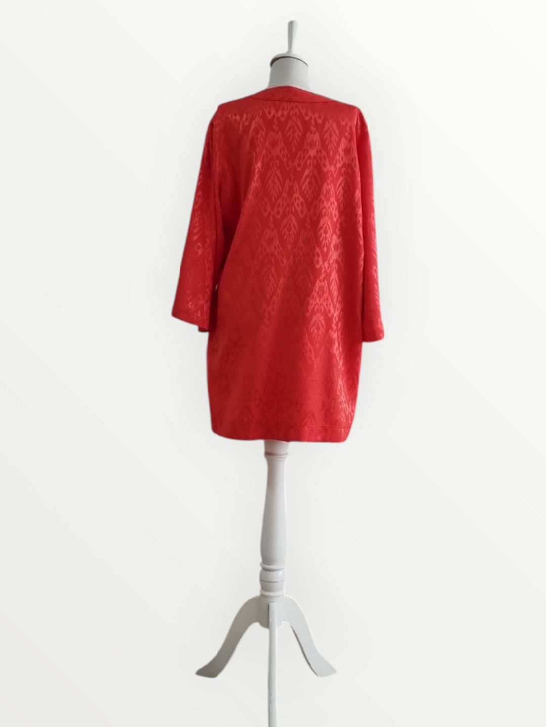 kirmizi-saten-ikat-desenli-kimono-kirmizi
