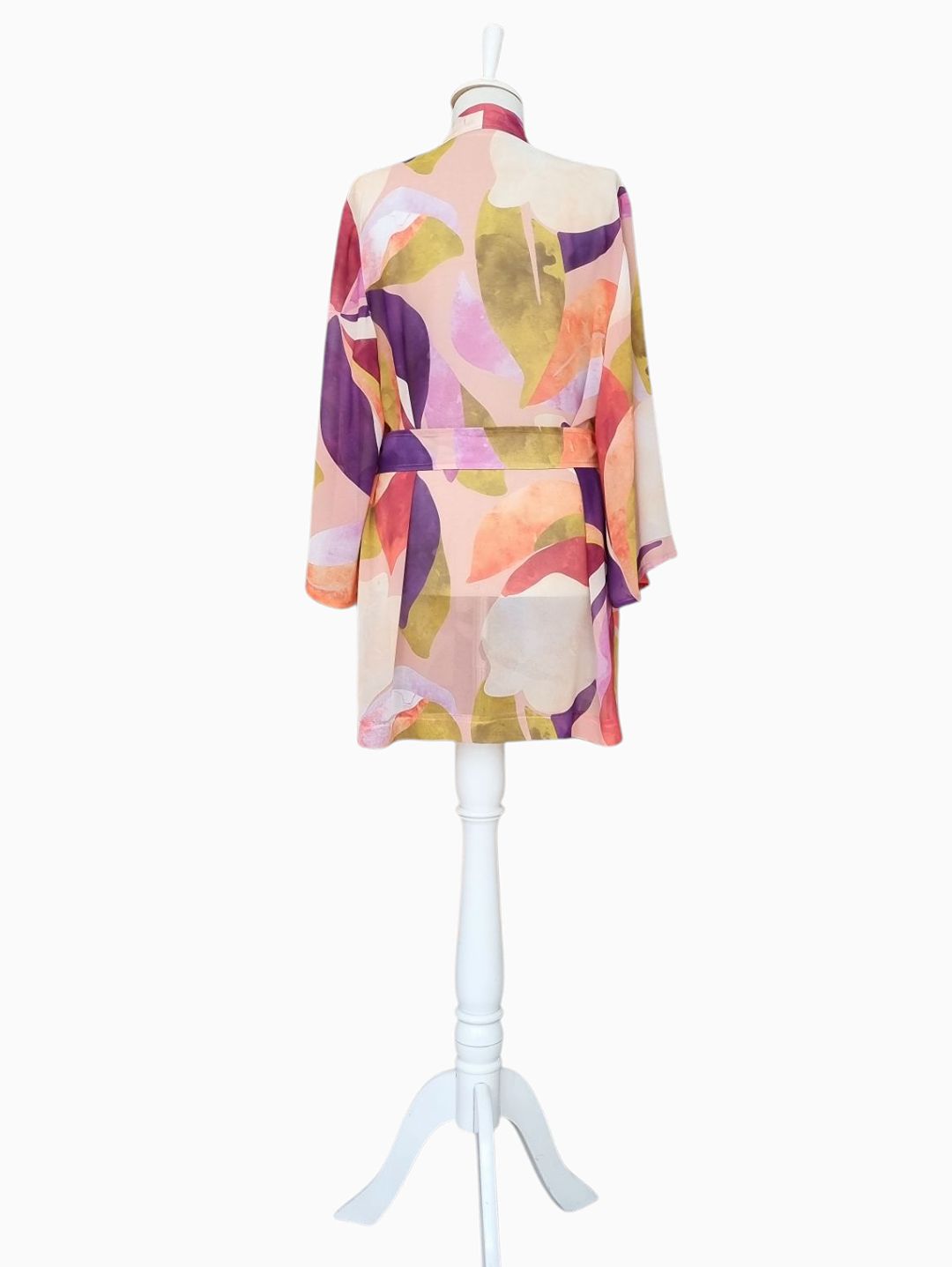 yaprak-desenli-renkli-sifon-kimono-elbise-turuncu