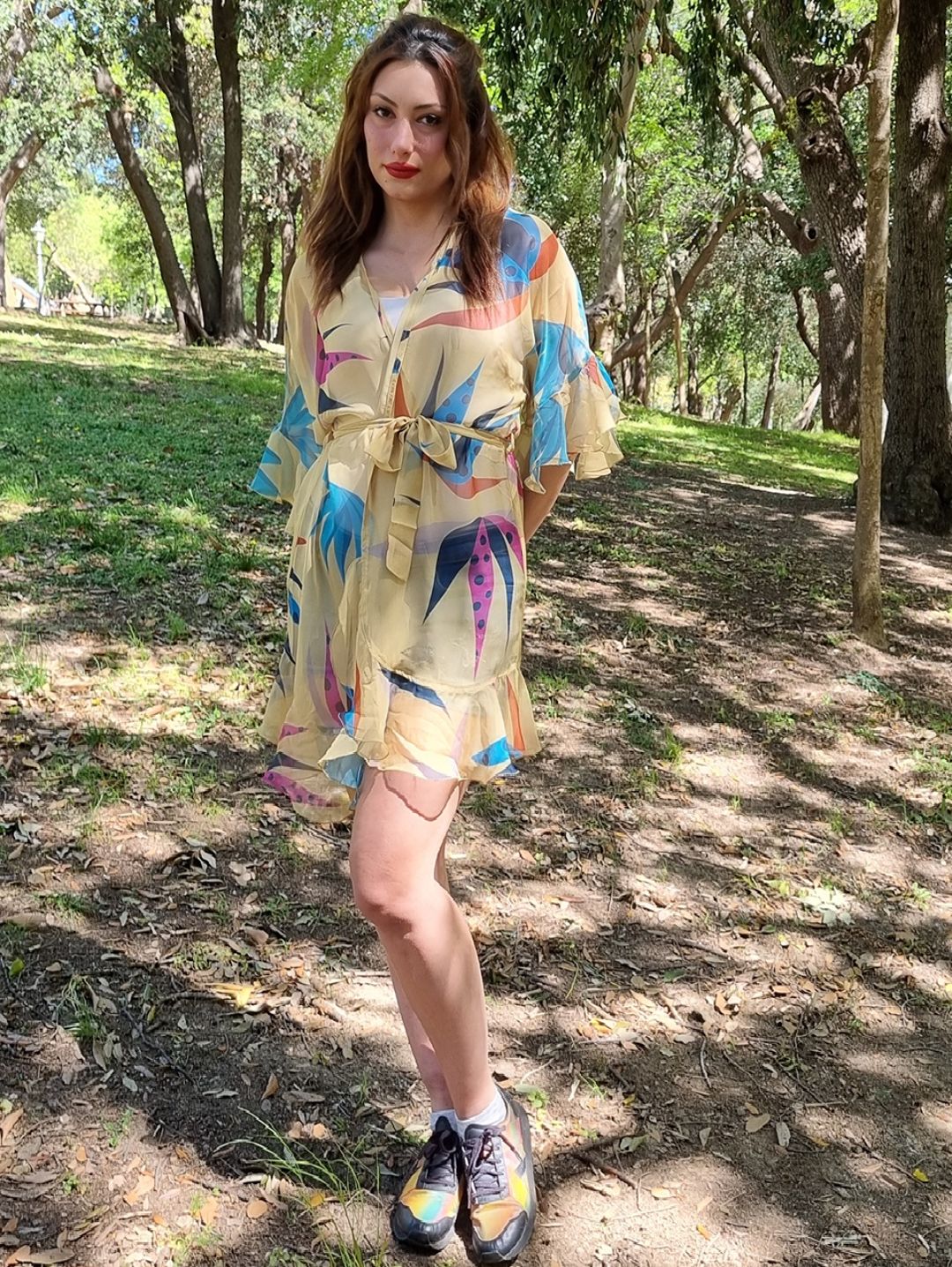 cicek-desenli-firfirli-sifon-kimono-sari