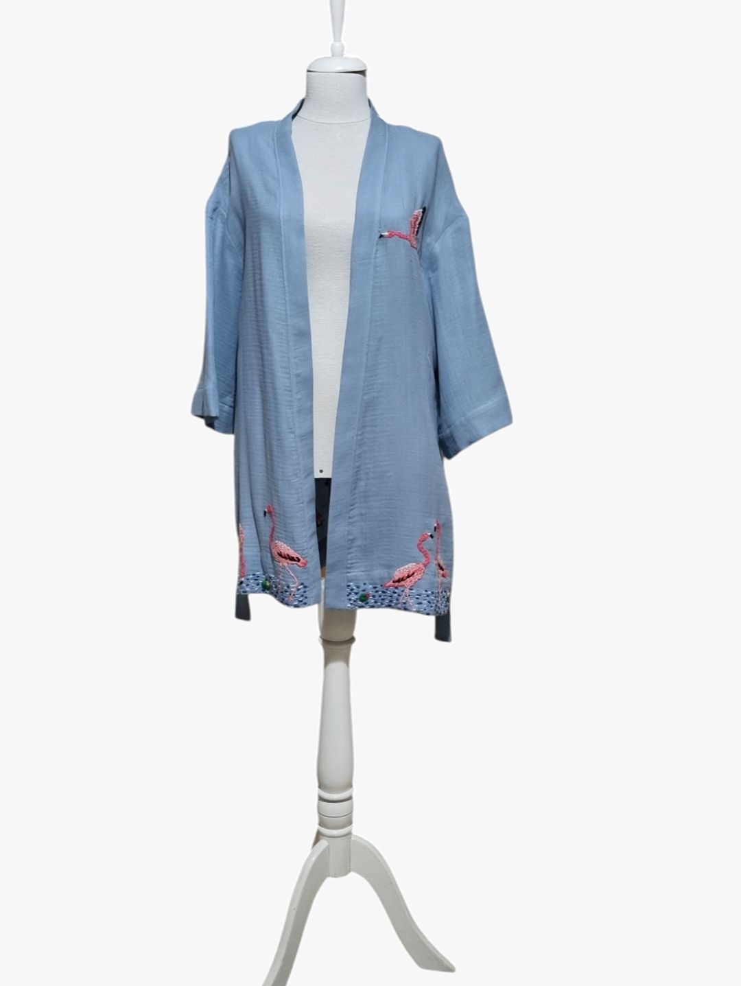 flamingo-islemeli-el-yapimi-muslin-kimono-mavi