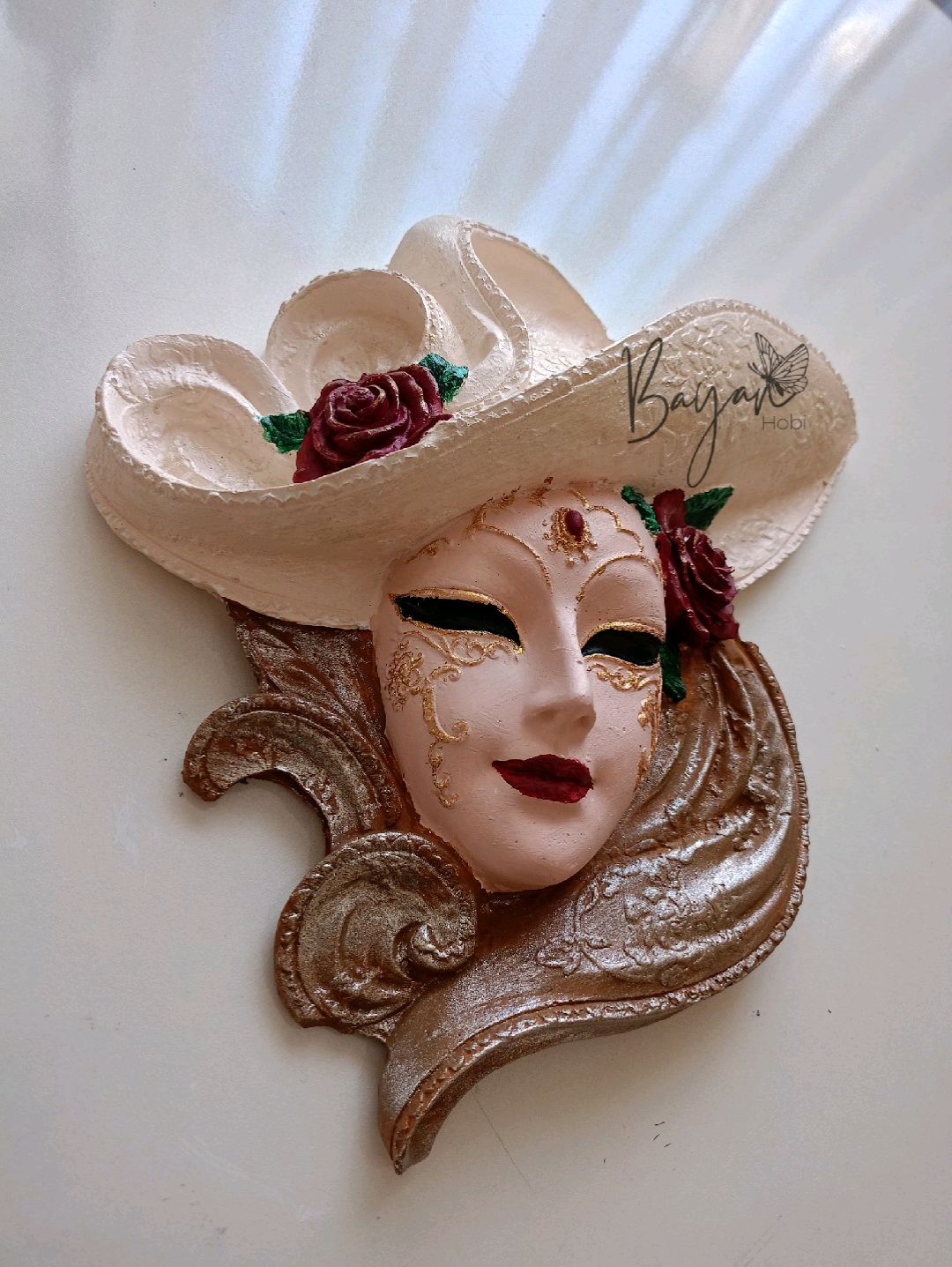 venedik-mask-dekoratif-duvar-maske-duvar-susu-bej