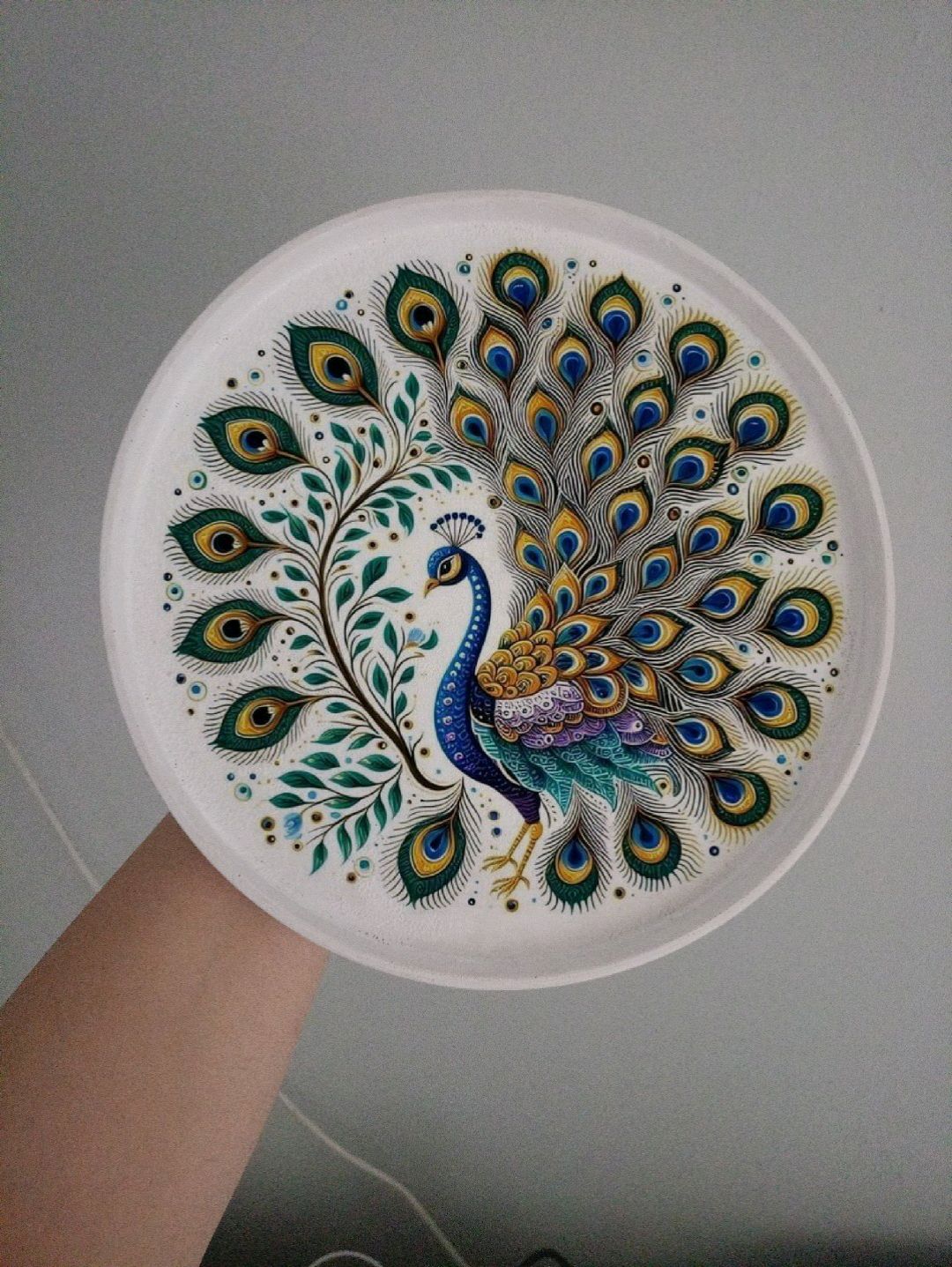tavuskusu-modelli-dekoratif-tepsi-beyaz