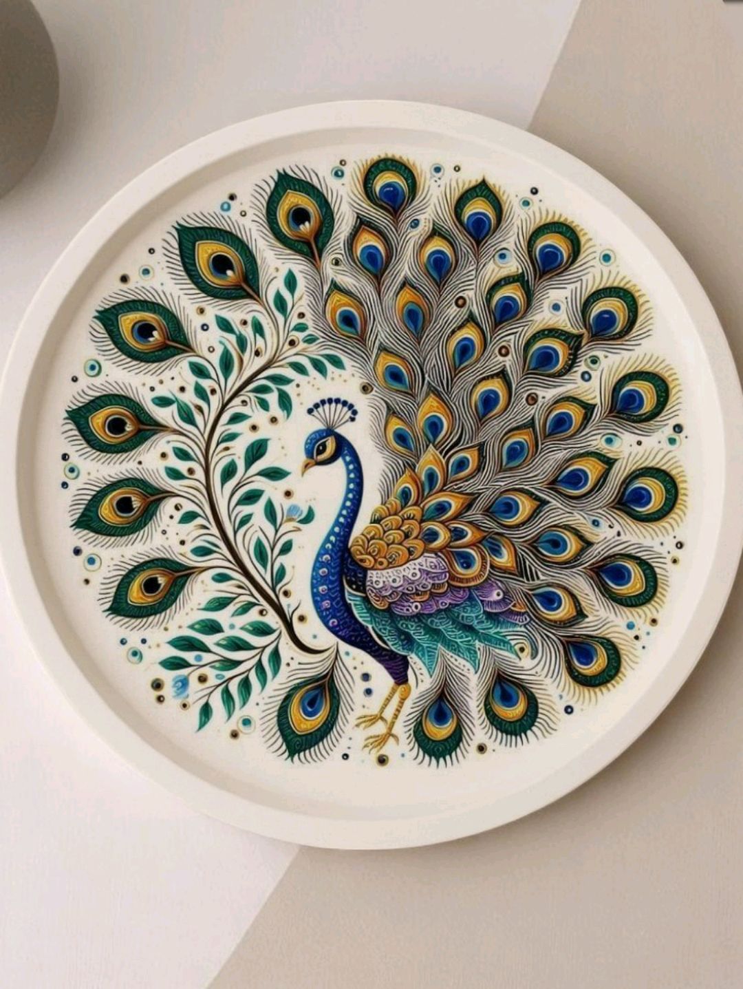 tavuskusu-modelli-dekoratif-tepsi-beyaz
