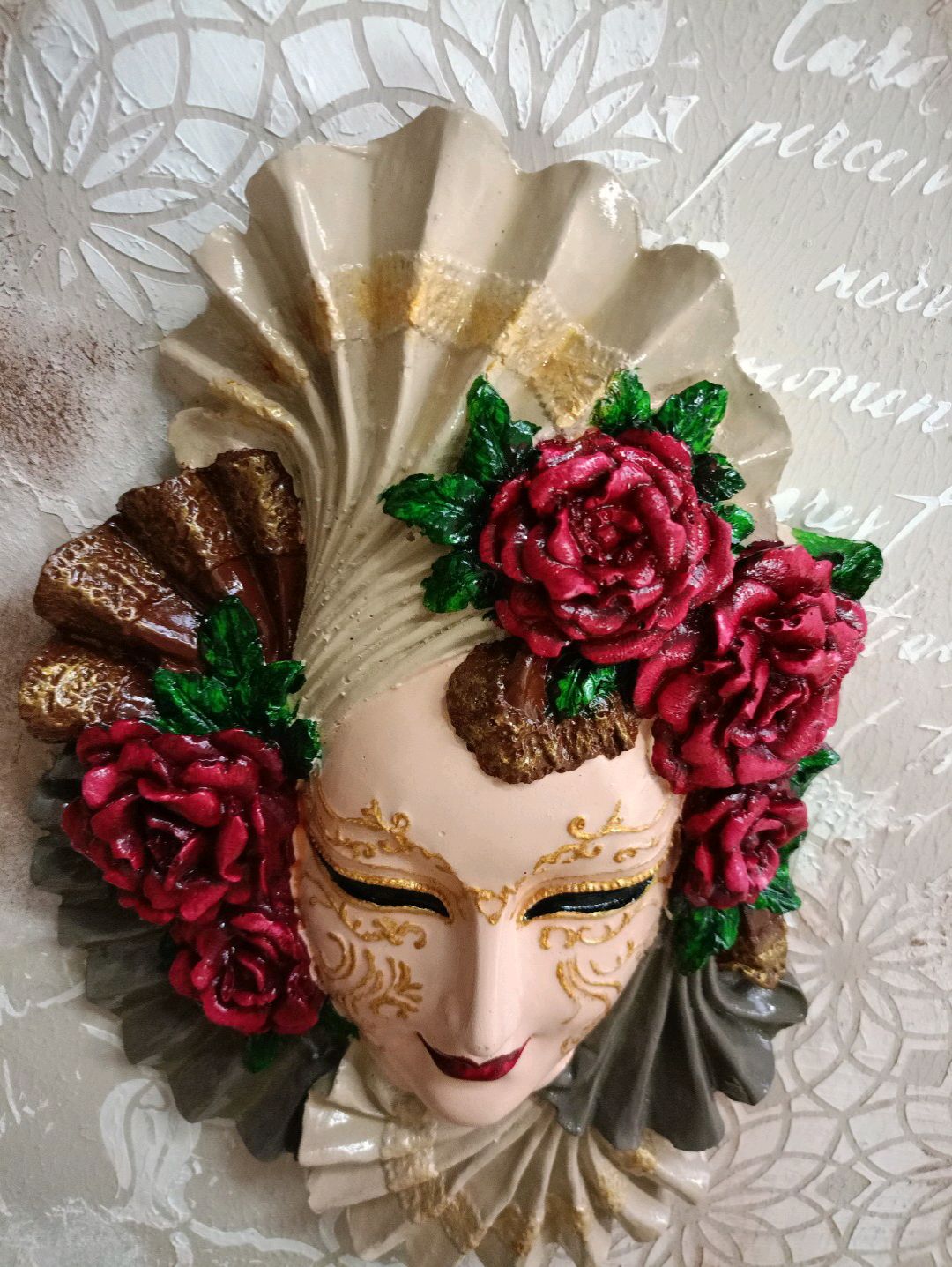 venedik-maske-duvar-susu-dekoratif-duvar-maske-kahverengi