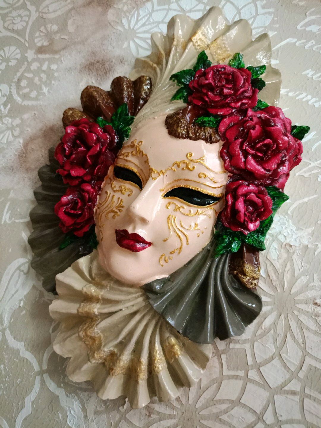 venedik-maske-duvar-susu-dekoratif-duvar-maske-kahverengi