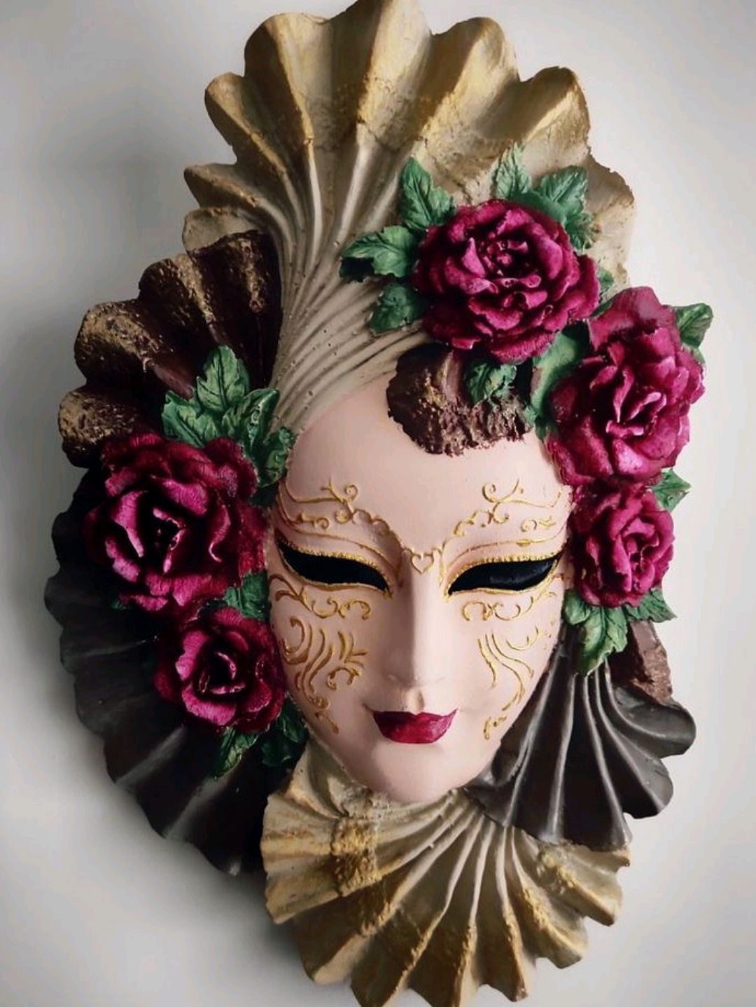 venedik-maske-duvar-susu-dekoratif-duvar-maske-kahverengi