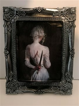 Gotik Tasarım Çerçeve, Duvar Süsü Siyah