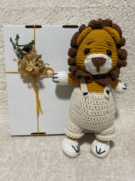 Aslan Amigurumi Hardal Rengi