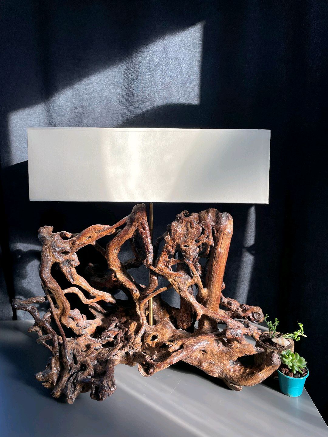 gaia-abajur-kahverengi