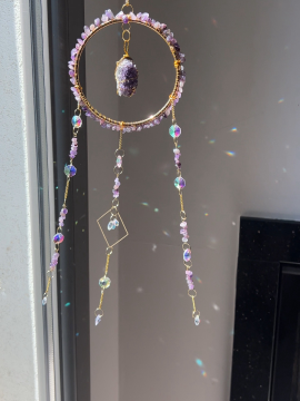 Ametist Sun Catcher Mor