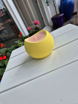 Kokulu Mum  Açık Limon