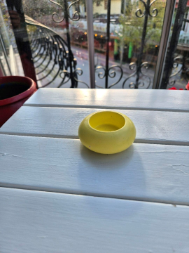 Küçük Tealight Mumluk Sarı 