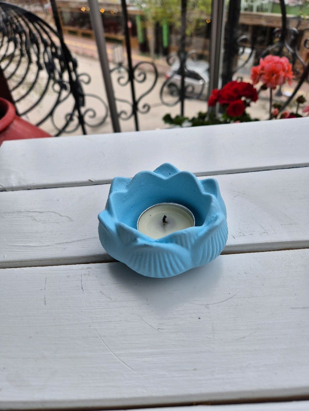 tealight-mumluk-mavi