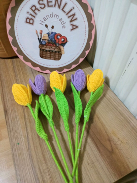 Örgü Lale Sarı