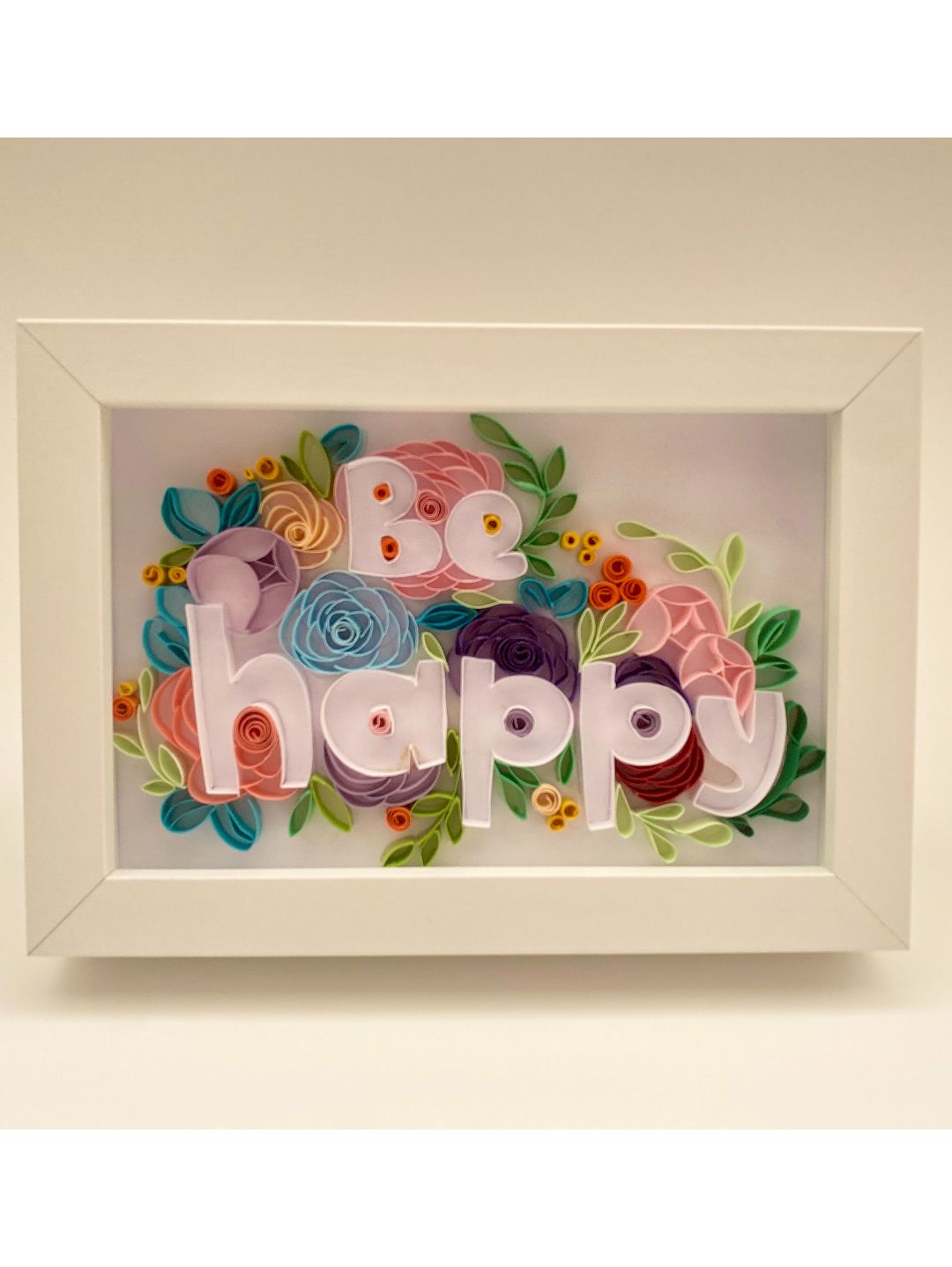 be-happy-cok-renkli-quilling-tablo-cok-renkli