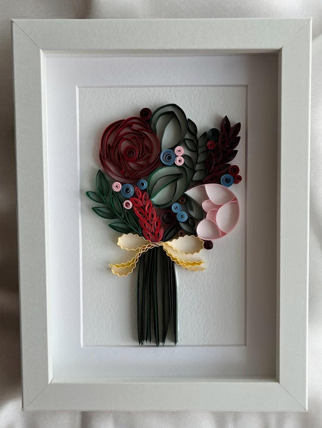 cok-renkli-cicek-buketi-quilling-tablo-cok-renkli