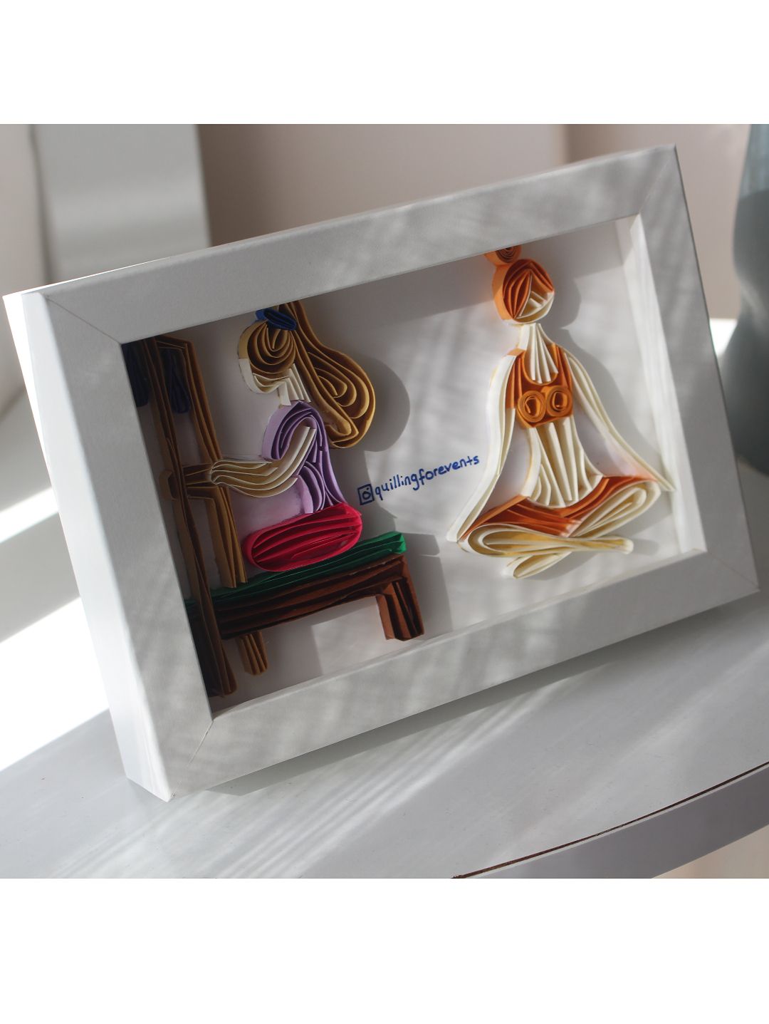 pilates---yoga-yapan-kiz-quilling-tablo-bej