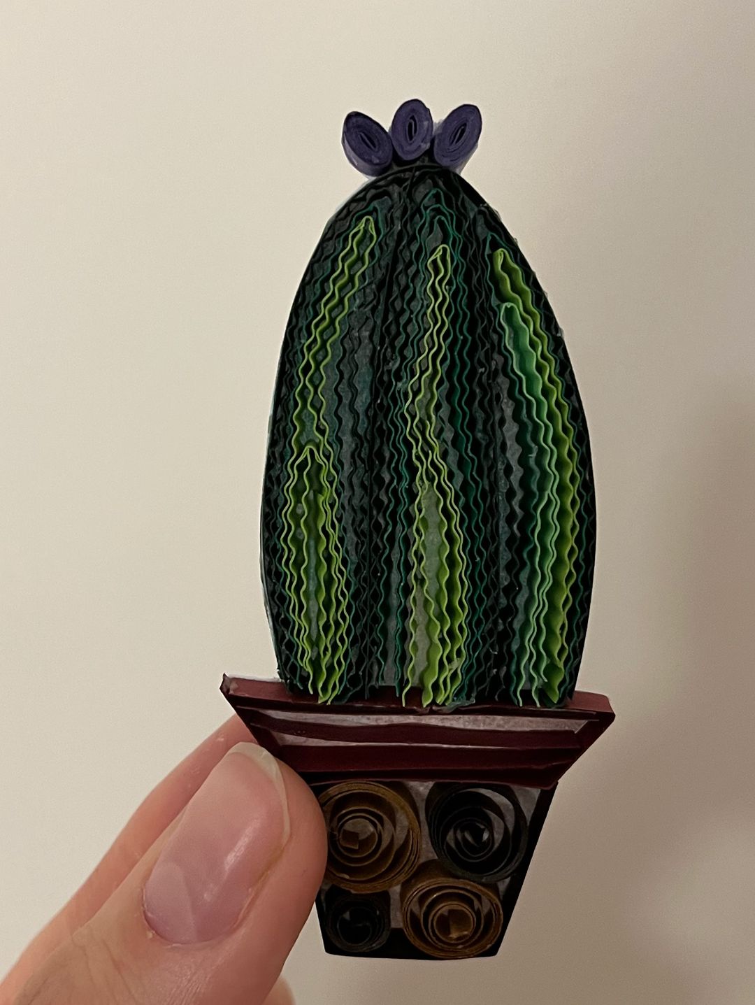 kaktus-el-yapimi-quilling-tablo-yesil
