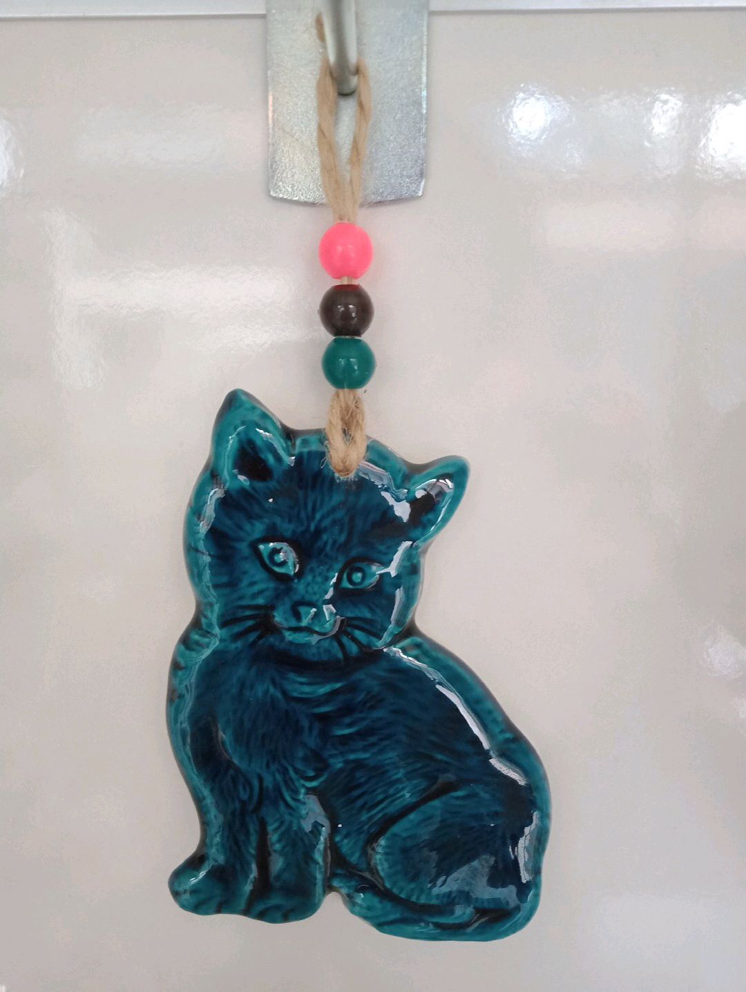 seramik-kedi-turkuaz