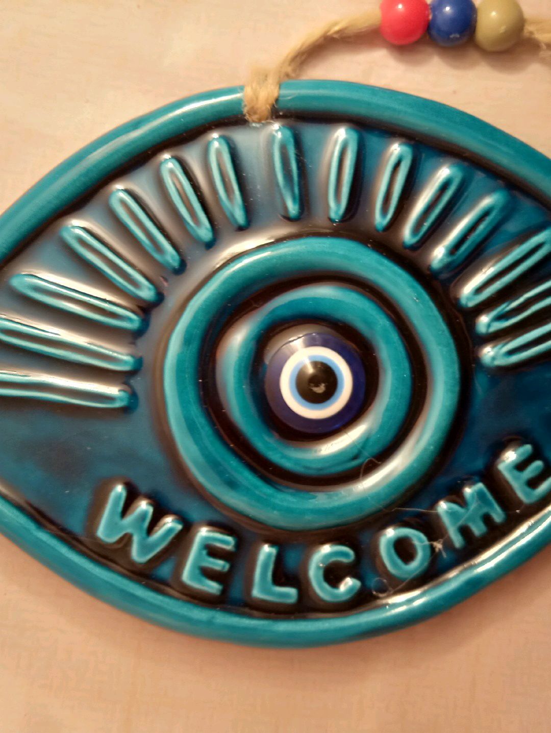 seramik-duvar-susu-welcome-turkuaz