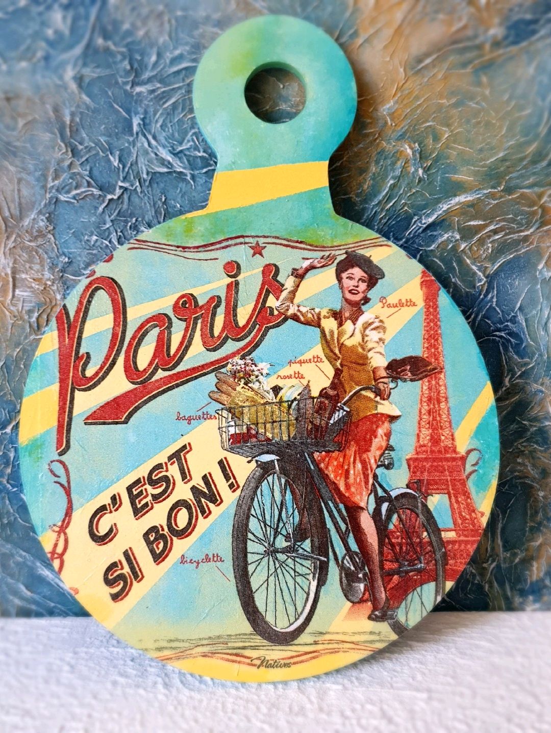 paris-vintage-ahsap-sunumluk-pano-mavi