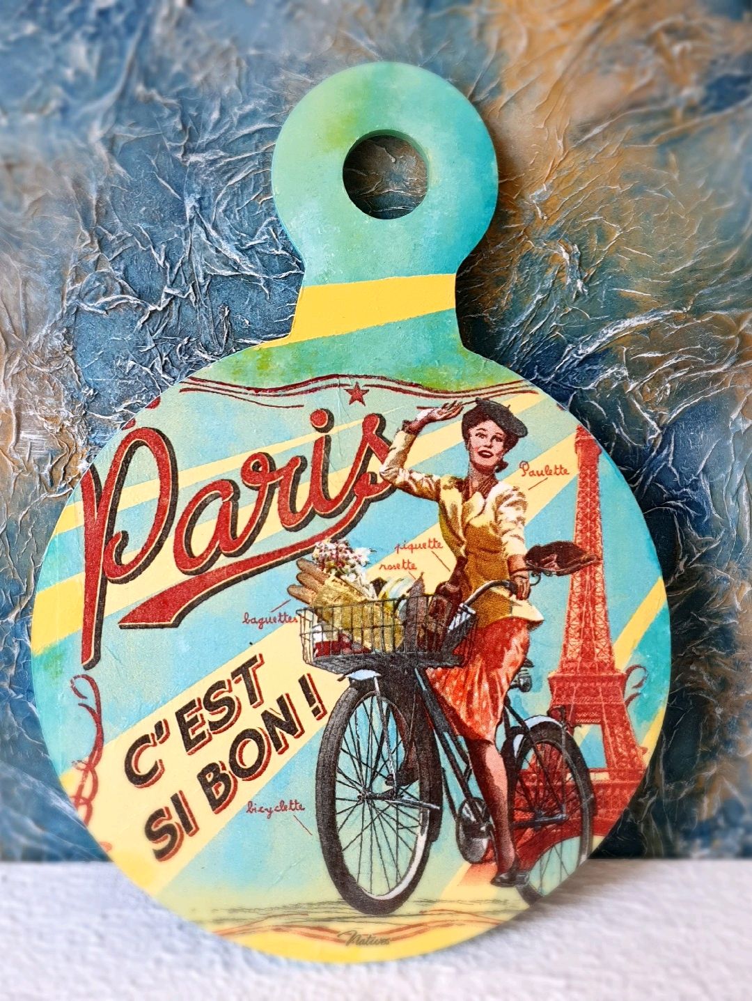 paris-vintage-ahsap-sunumluk-pano-mavi