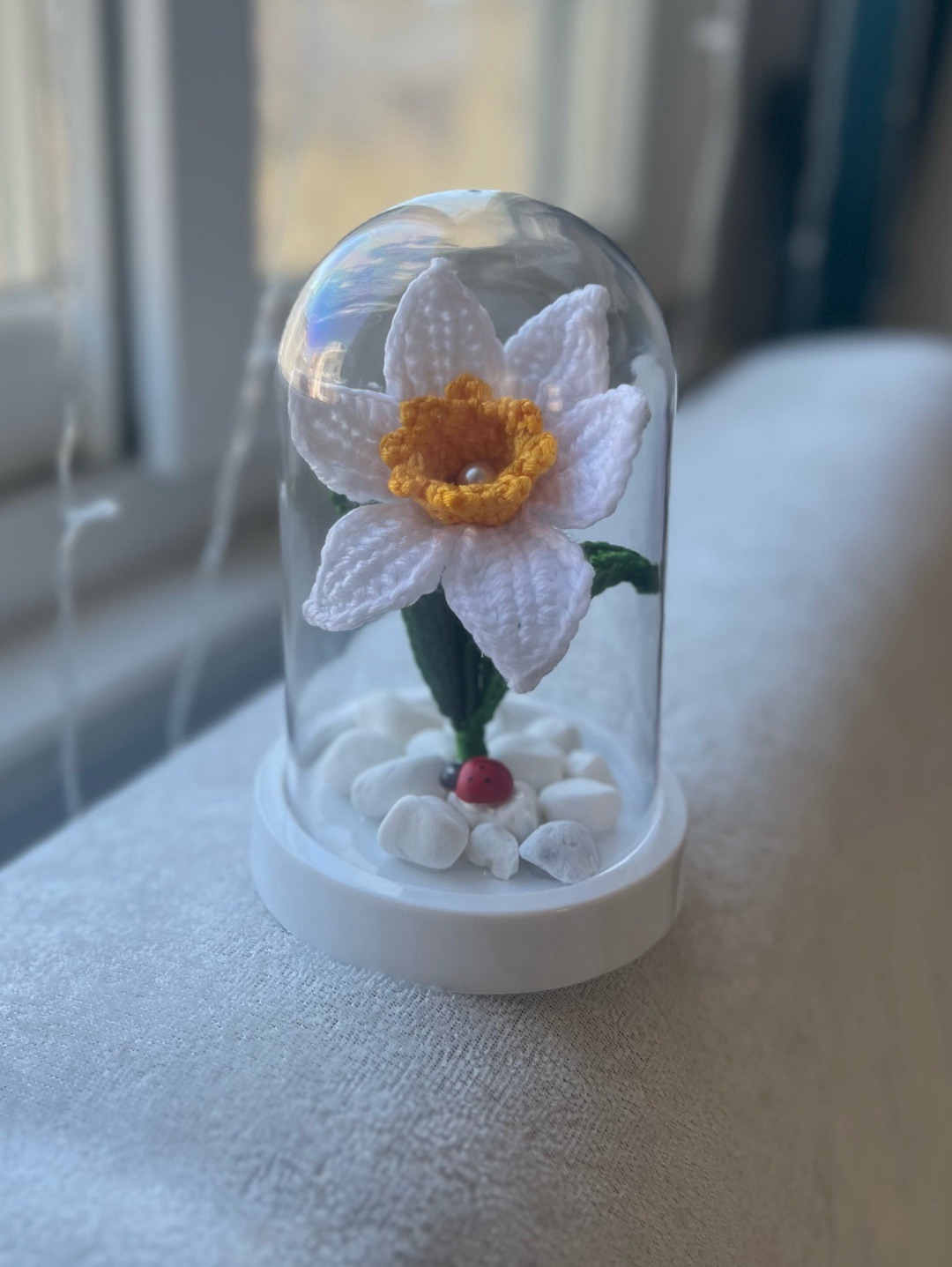 mini-fanus-nergis-beyaz