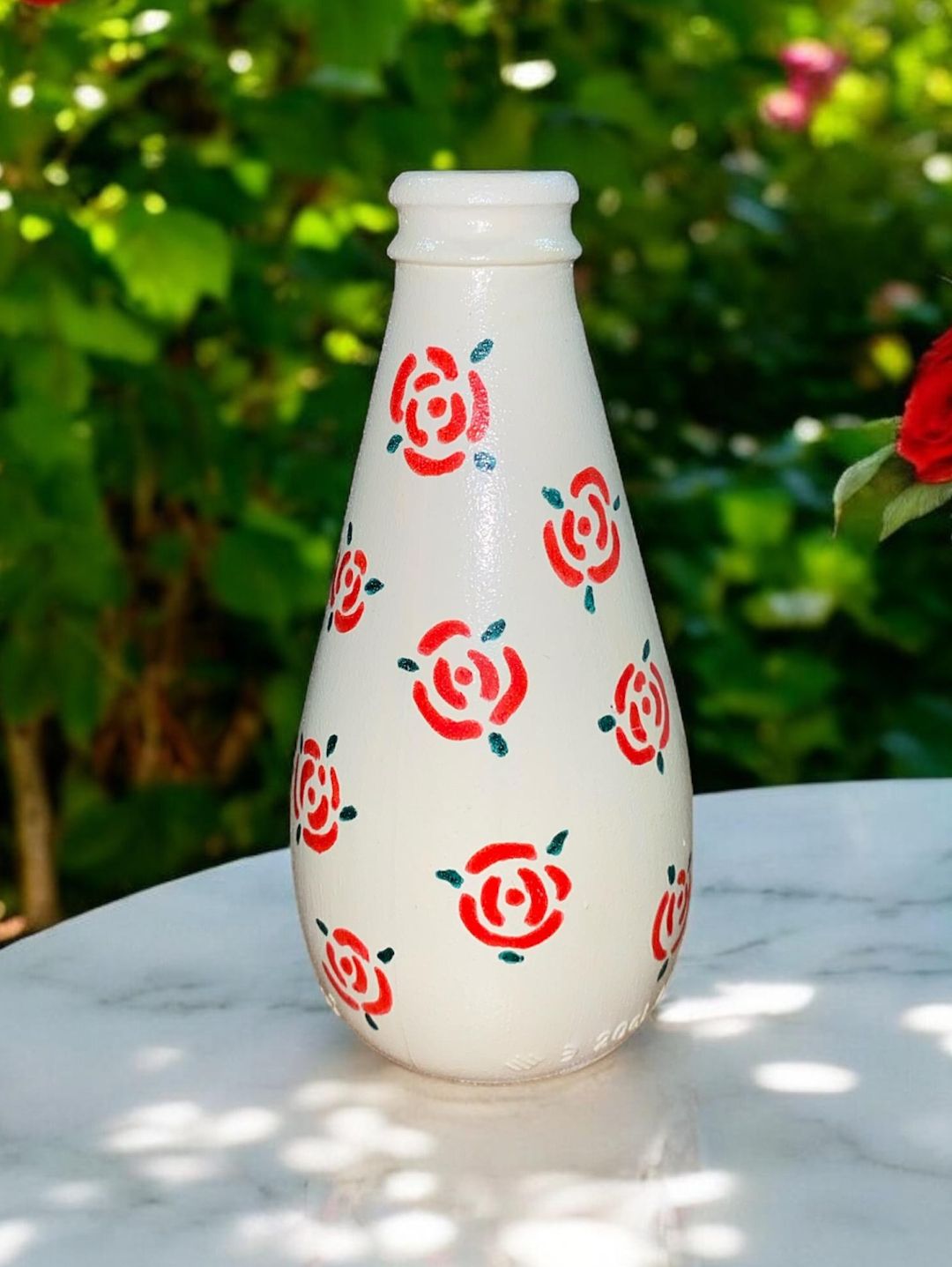 flower-dekoratif-kucuk-sise-kirmizi
