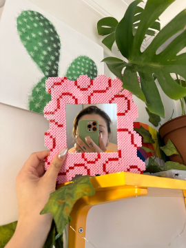 Spring Pixel Ayna Pembe