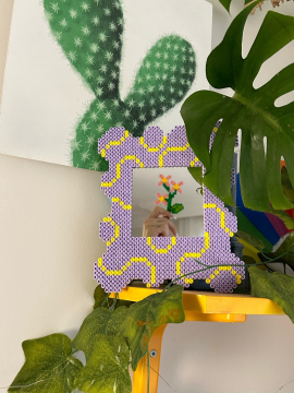 Spring Pixel Ayna Lila