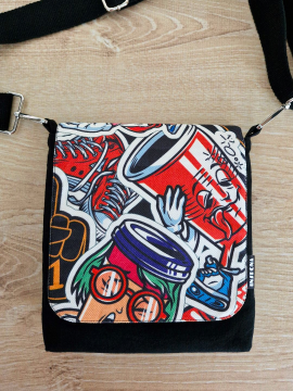 Street Art Splash Mini Postacı Çantası