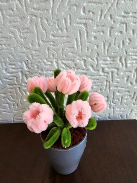 Şönil Mini Saksı  Pembe