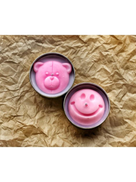 Tealight Mum Ayıcık Çok Renkli