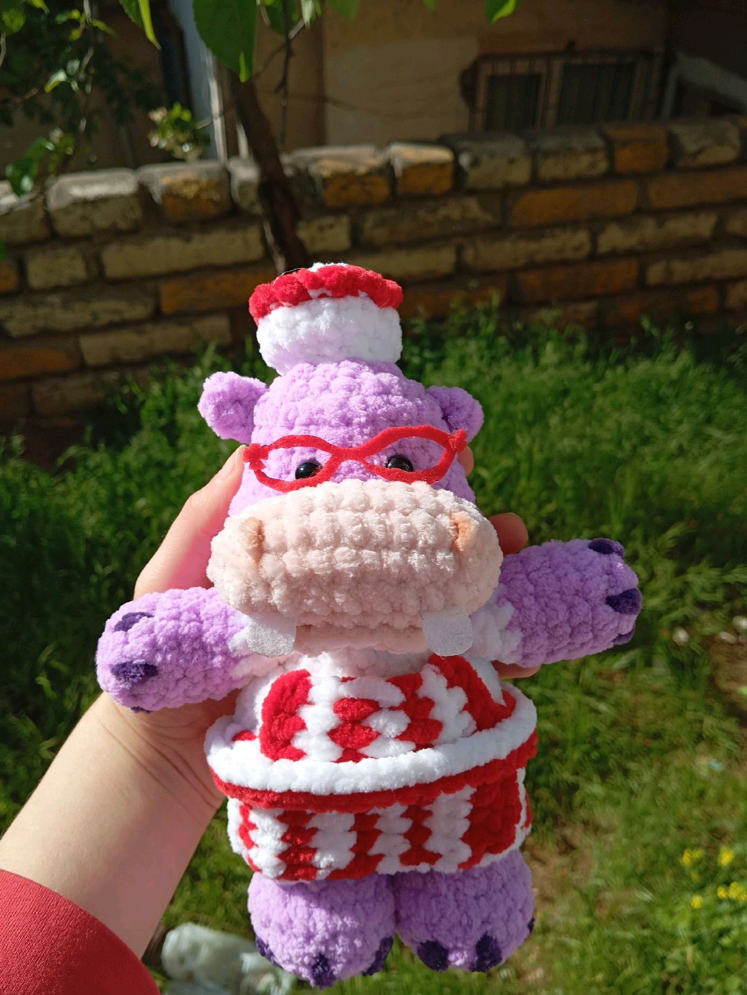 doc-mcstuffins-amigurumi-pelus-oyuncak-hipopotam-mor