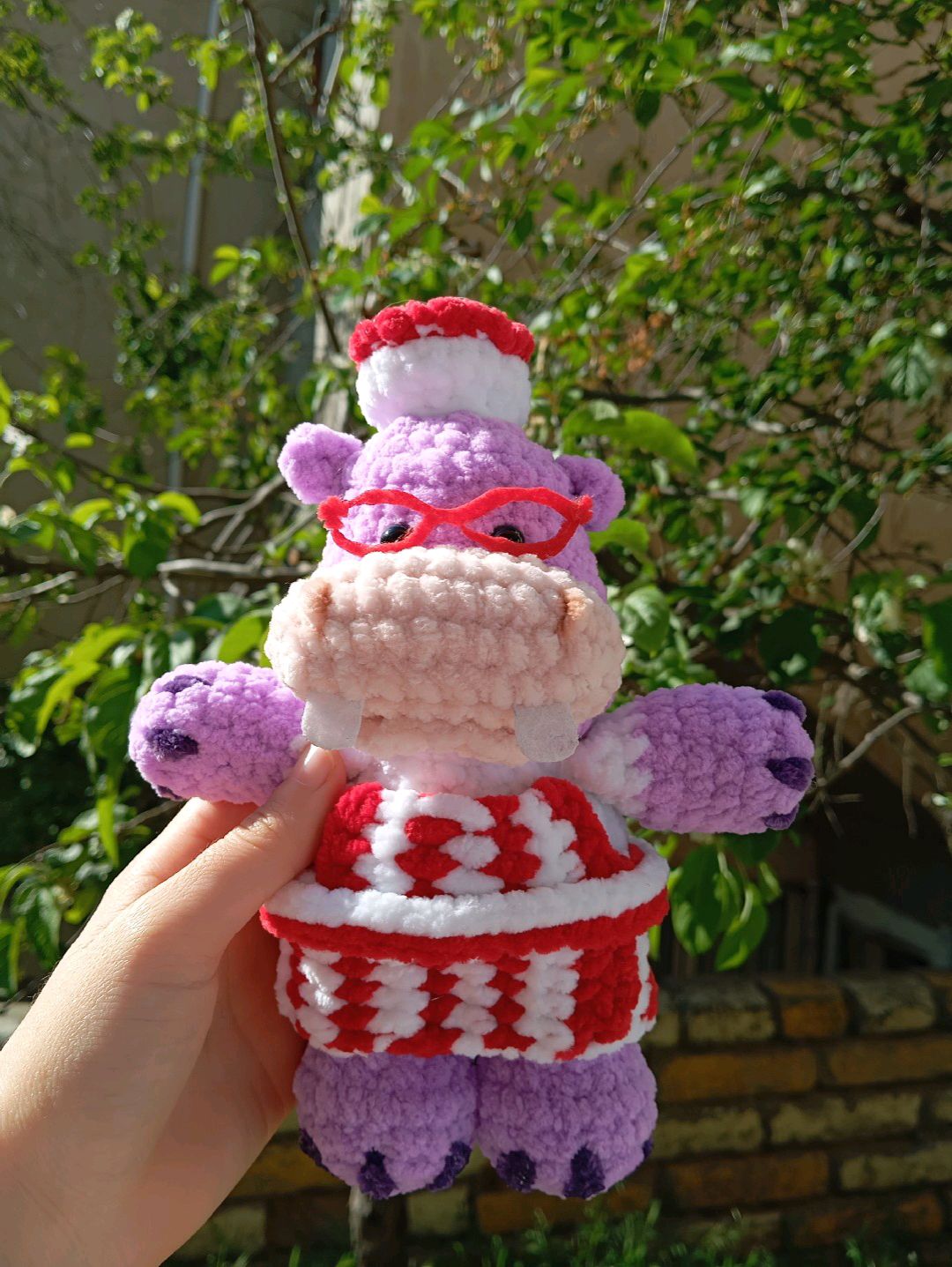 doc-mcstuffins-amigurumi-pelus-oyuncak-hipopotam-mor