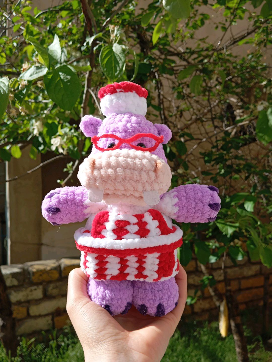 doc-mcstuffins-amigurumi-pelus-oyuncak-hipopotam-mor