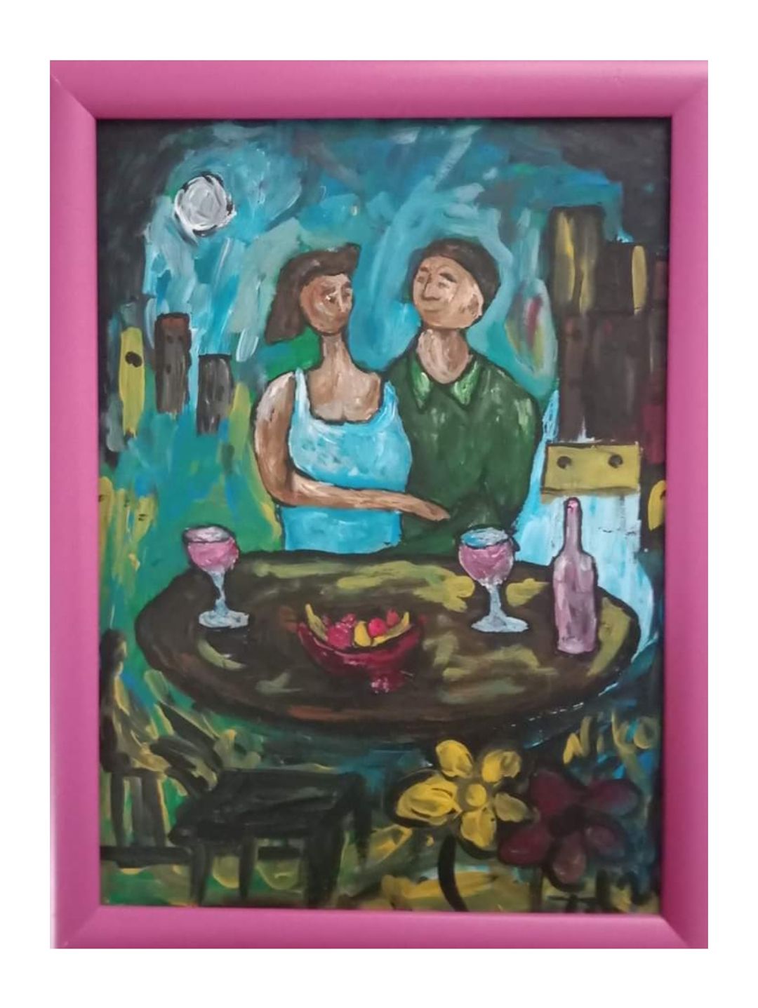 akrilik-resim-beyaz