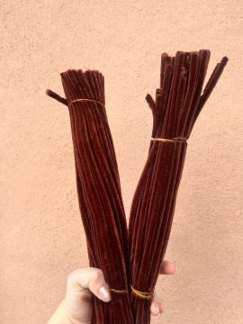 150 Adet 30 Cm Şönil Kahverengi