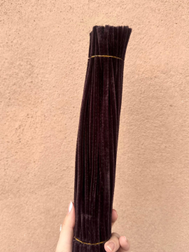 100 Adet Şönil 30 Cm  Koyu Kahverengi