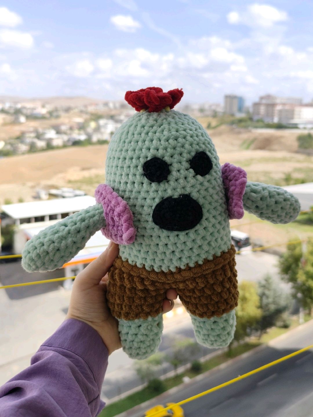 brawl-stars-spike-amigurumi-yesil