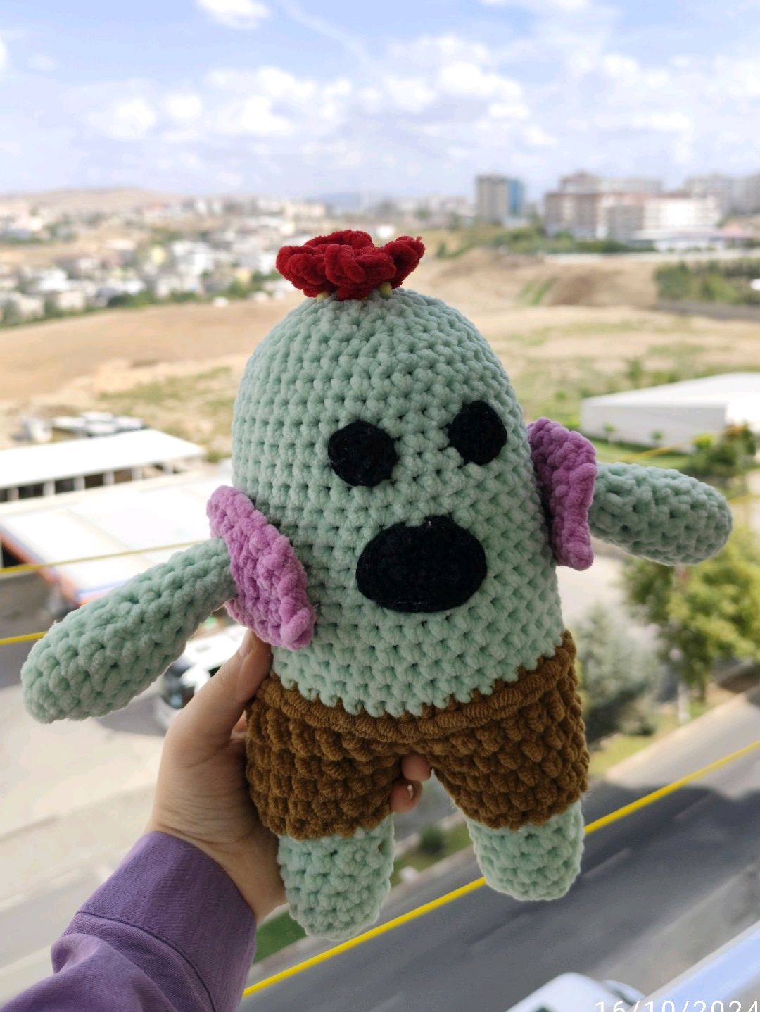 brawl-stars-spike-amigurumi-yesil