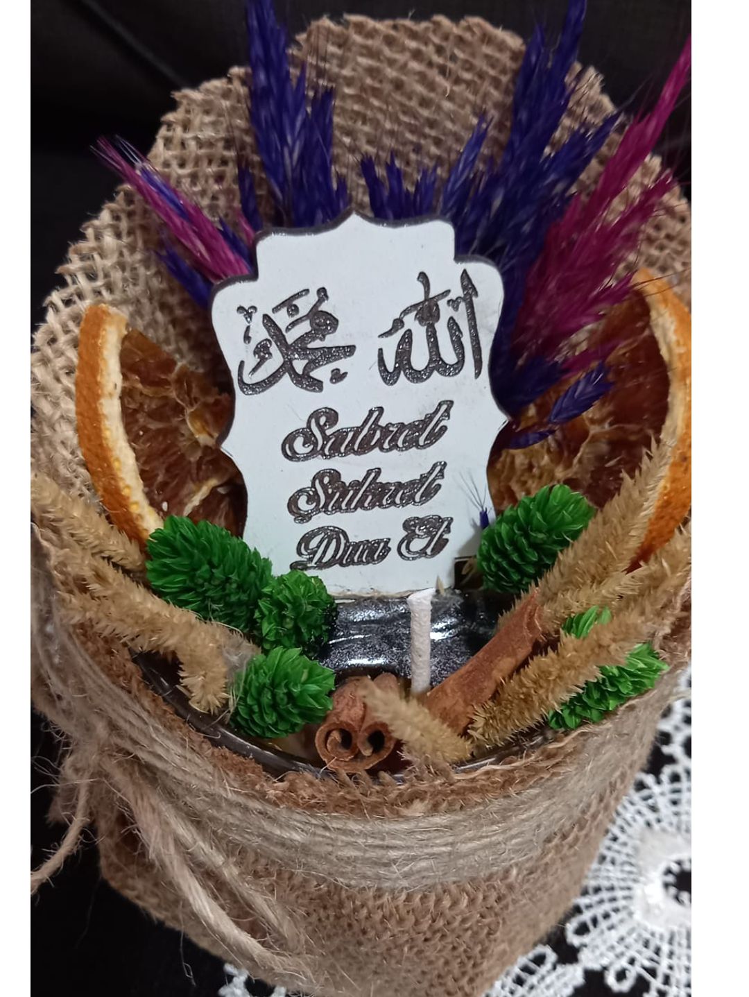 sabret-sukret-duaet-balmumu-mum-konsept