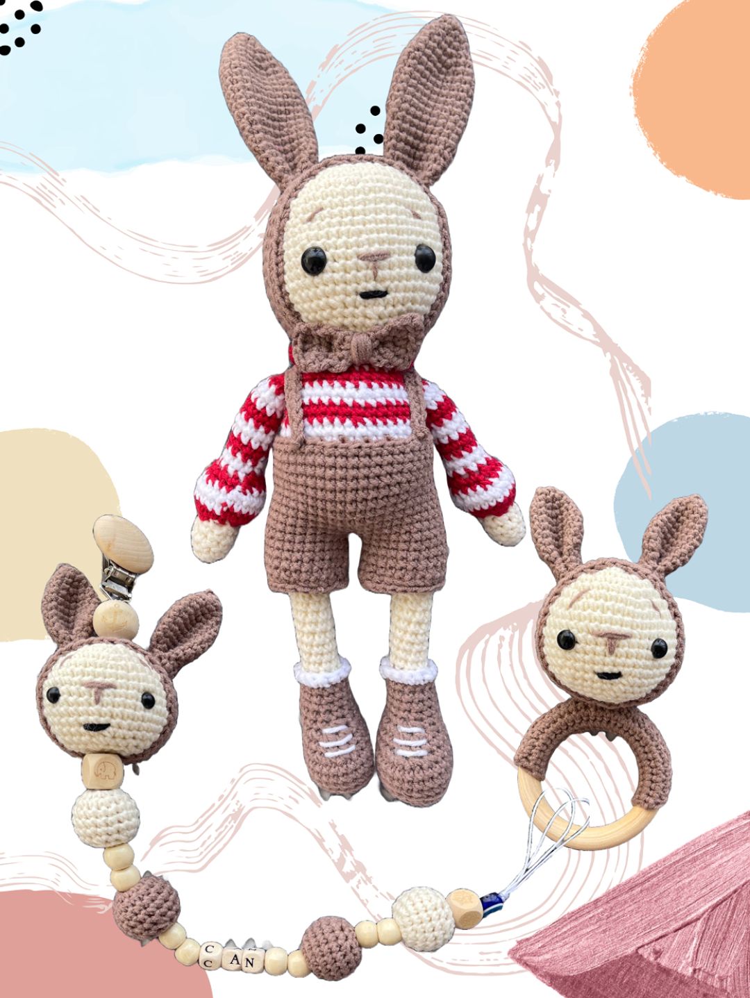 amigurumi-gezgin-tavsan-uyku-arkadasi-3lu-set-kahverengi