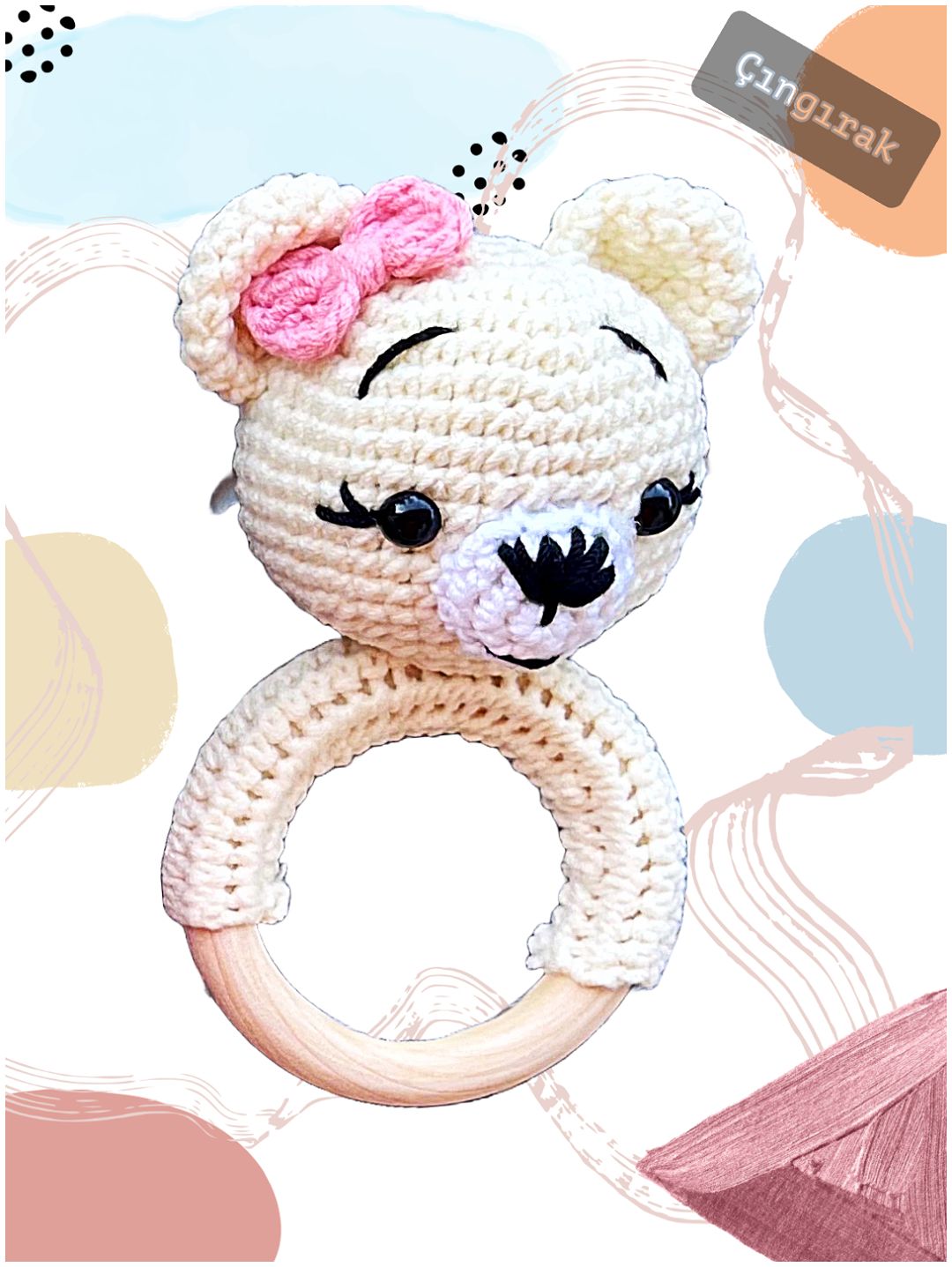 amigurumi-sik-ayicik-uyku-arkadasi-3lu-set-pembe