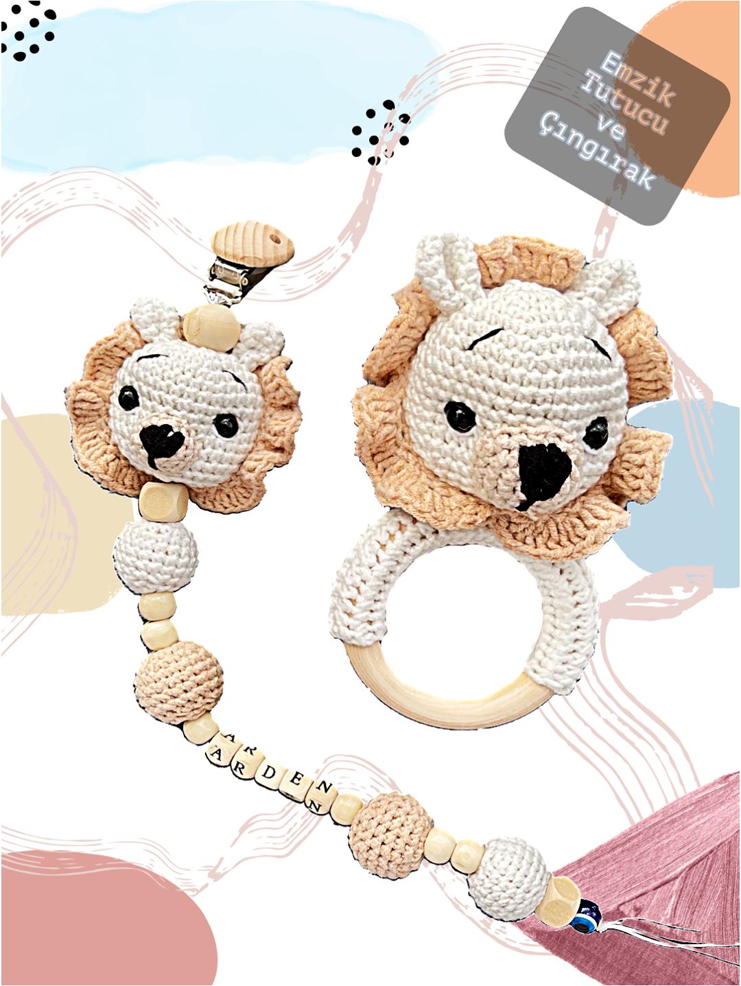 amigurumi-aslan-uyku-arkadasi-3lu-set-bej
