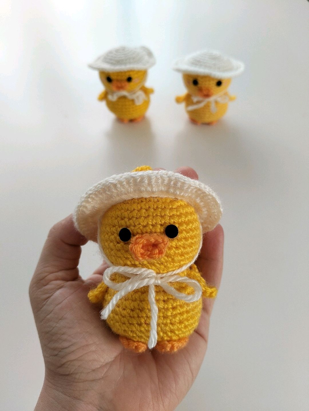 amigurumi-civciv-sari