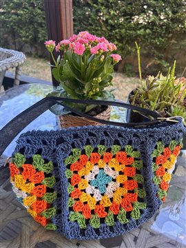 Lacivert Boho Çanta Lacivert