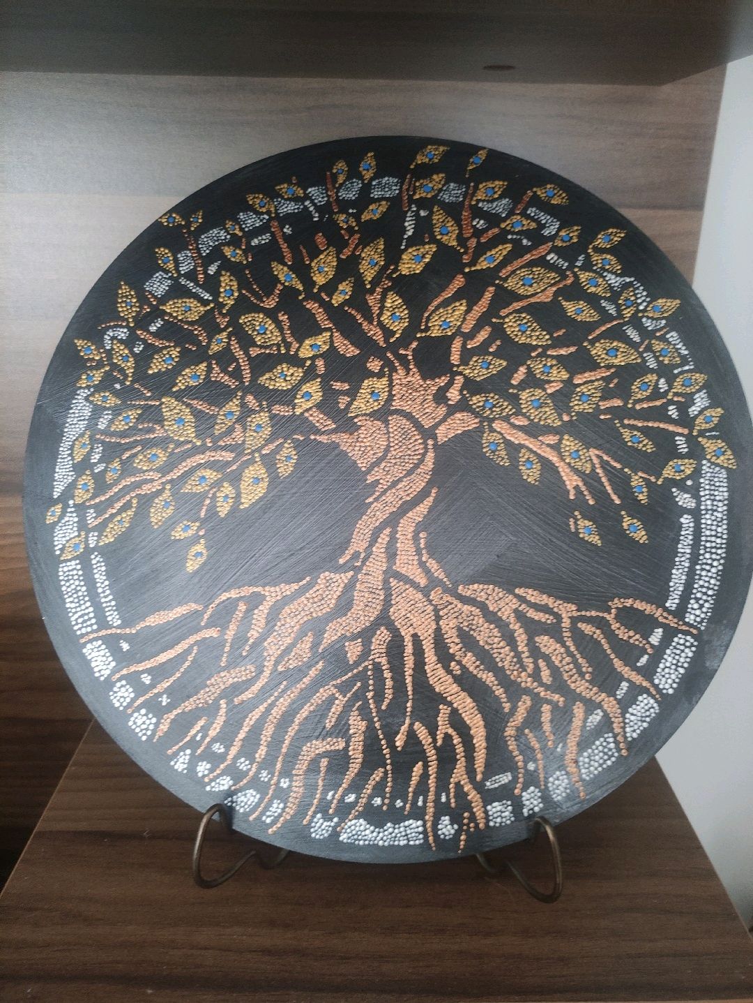 hayat-agaci-mandala-tablo-siyah