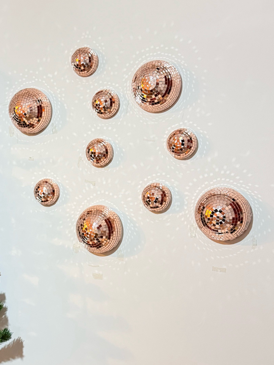 10-lu-yarim-disko-duvar-seti-bronz-rengi