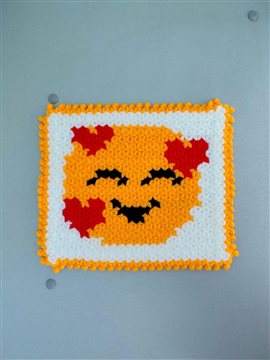 Kalpli Emojili Lif Beyaz